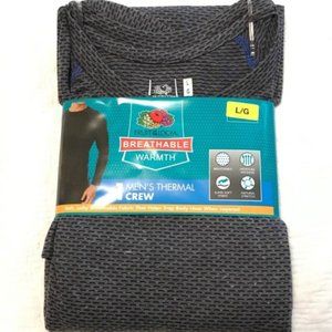 Size Large Thermal Crew Neck Under Shirts NWT